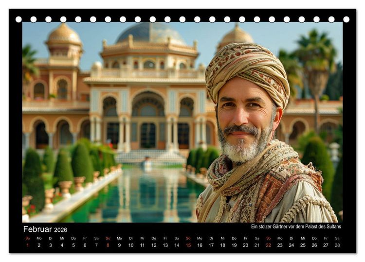 Produktbild: Im Palast des Sultans (Tischkalender 2026 DIN A5 quer), CALVENDO Monatskalender