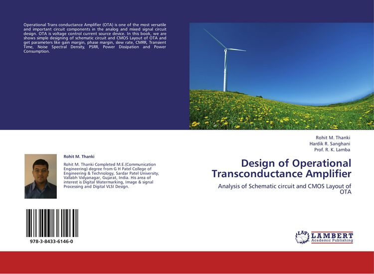 Produktbild: Design of Operational Transconductance Amplifier