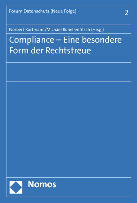 Produktbild: Compliance - Eine besondere Form der Rechtstreue