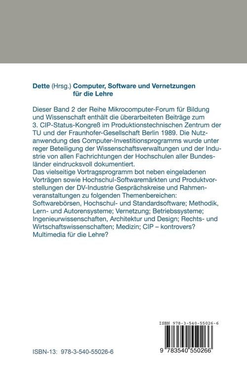 Produktbild: Computer, Software und Vernetzungen f&uuml;r die Lehre