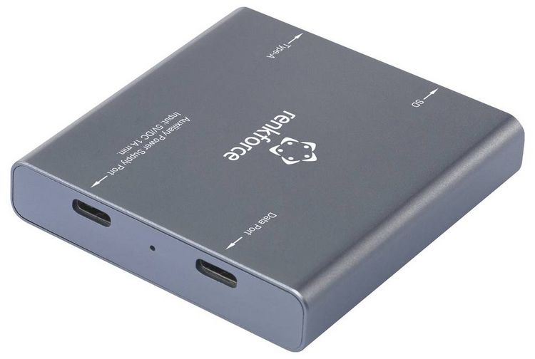 Produktbild: Renkforce RF-CR-700 Externer Speicherkartenleser USB-C&reg; (USB 3.2 Gen 2) Grau