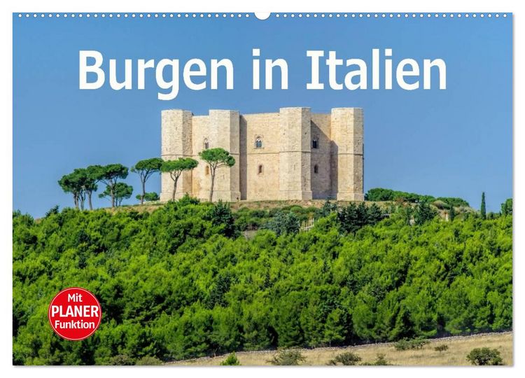 Produktbild: Burgen in Italien (Wandkalender 2026 DIN A2 quer), CALVENDO Monatskalender