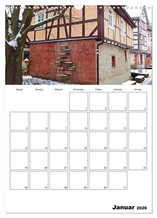 Produktbild: Weinheim an der Bergstra&szlig;e Planer (Wandkalender 2026 DIN A3 hoch), CALVENDO Monatskalender