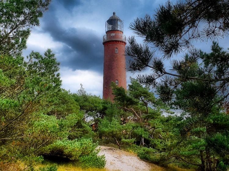 Produktbild: CALVENDO Puzzle Dar&szlig;er Leuchtturm | 1000 Teile Lege-Gr&ouml;&szlig;e 64x48cm Foto-Puzzle f&uuml;r gl&uuml;ckliche Stunden