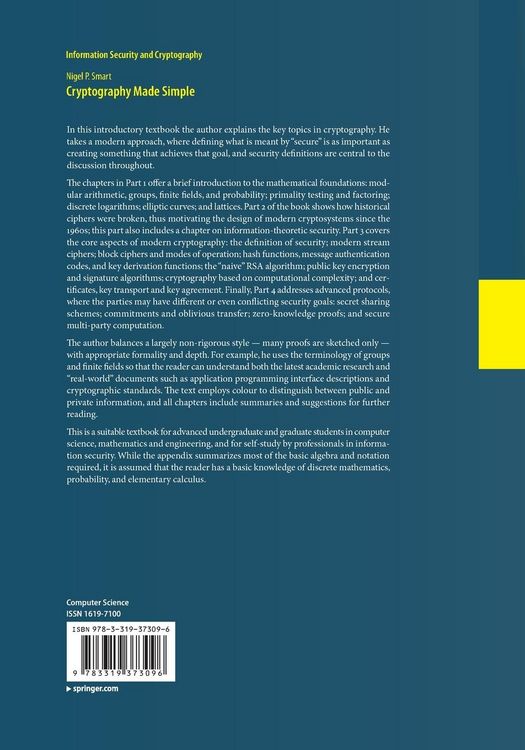 Produktbild: Cryptography Made Simple