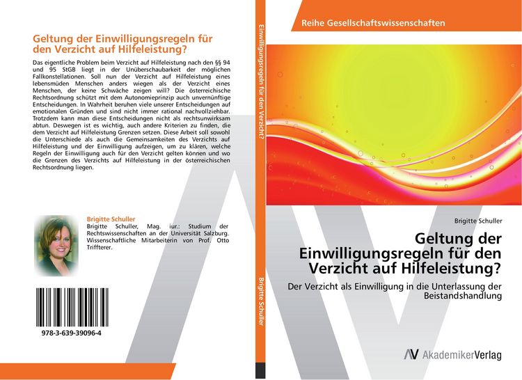 Produktbild: Geltung der Einwilligungsregeln f&uuml;r den Verzicht auf Hilfeleistung?