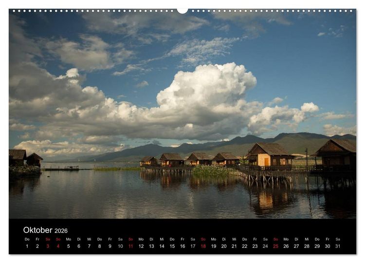 Produktbild: Myanmar 2026 (hochwertiger Premium Wandkalender 2026 DIN A2 quer), Kunstdruck in Hochglanz