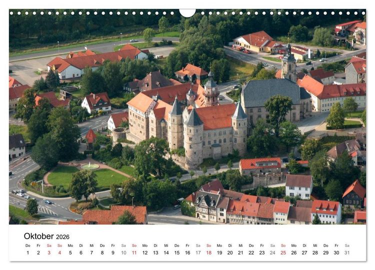 Produktbild: Th&uuml;ringen - mit Abstand betrachtet 2026 (Wandkalender 2026 DIN A3 quer), CALVENDO Monatskalender