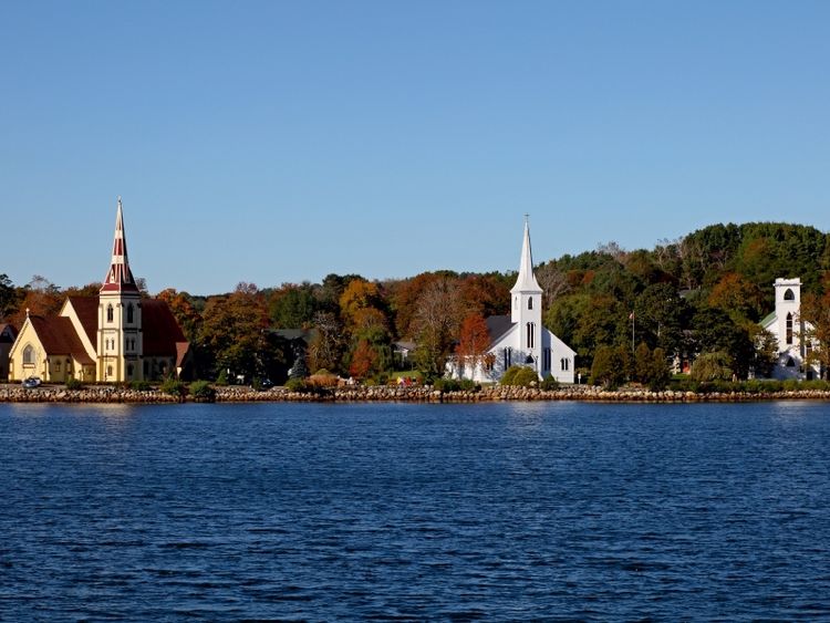 Produktbild: CALVENDO Puzzle Mahone Bay, Nova Scotia | 1000 Teile Lege-Gr&ouml;&szlig;e 64x48cm Foto-Puzzle f&uuml;r gl&uuml;ckliche Stunden