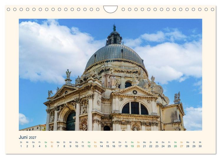 Produktbild: Venedig, die zeitlos Elegante (Wandkalender 2027 DIN A4 quer), CALVENDO Monatskalender