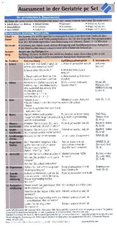 Bild vom Artikel Assessment in der Geriatrie pc Set vom Autor Sebastian Voss