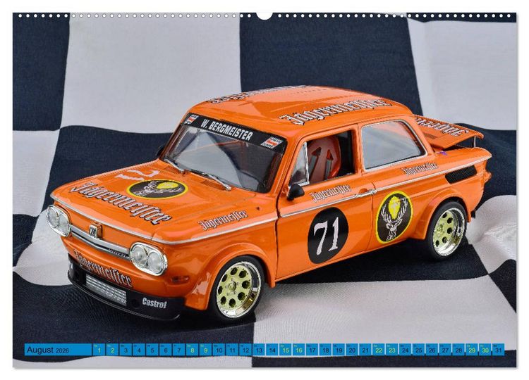 Produktbild: NSU TT CUP Auch im Kleinen ganz Gro&szlig; (hochwertiger Premium Wandkalender 2026 DIN A2 quer), Kunstdruck in Hochglanz