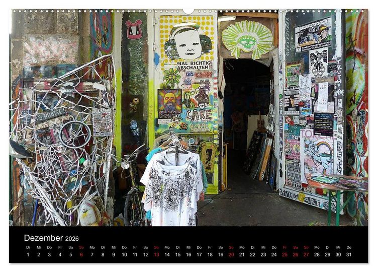 Produktbild: Alternativer Berlinkalender (hochwertiger Premium Wandkalender 2026 DIN A2 quer), Kunstdruck in Hochglanz