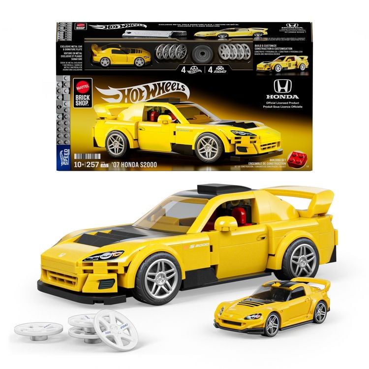 Produktbild: Mattel Brick Shop Hot Wheels Speed Honda 1