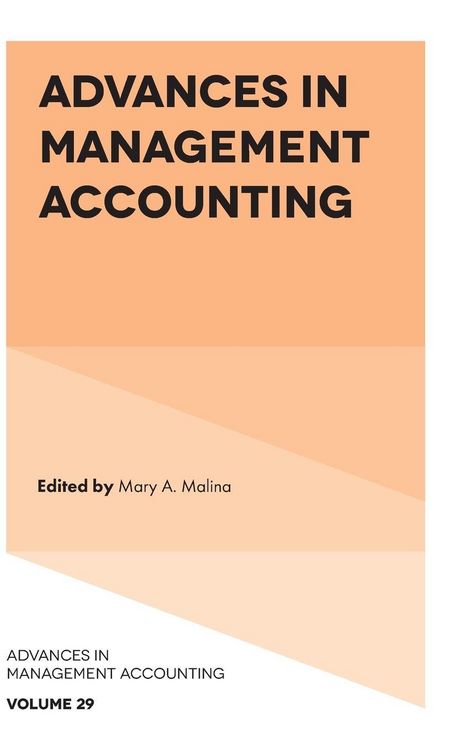 Produktbild: Advances in Management Accounting