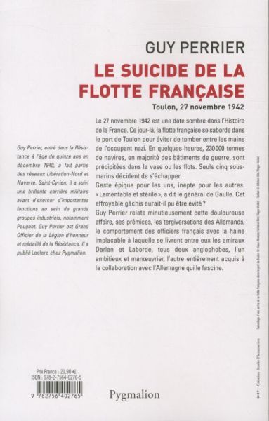 Produktbild: Le suicide de la flotte fran&ccedil;aise: Toulon, 27 novembre 1942