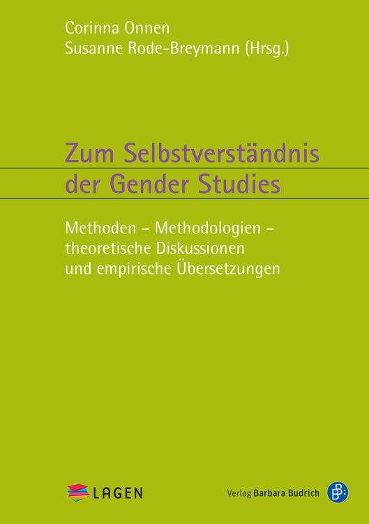 Produktbild: Zum Selbstverst&auml;ndnis der Gender Studies