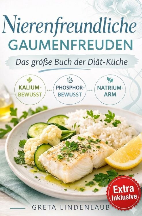 Produktbild: Nierenfreundliche Gaumenfreuden: das Gro&szlig;e Buch der Di&auml;t-K&uuml;che