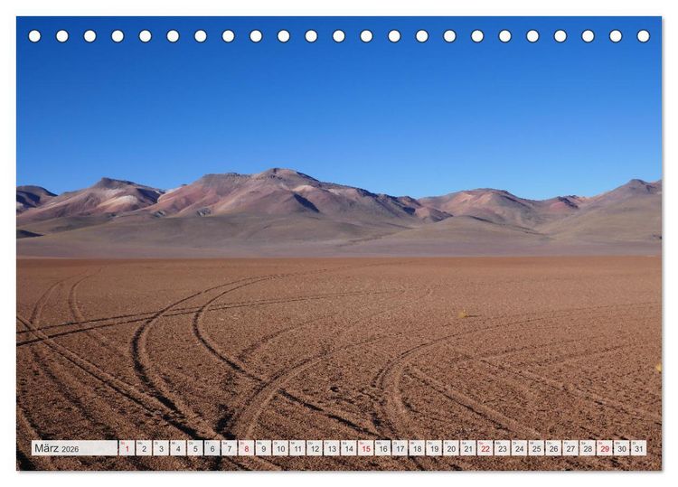 Produktbild: Bolivien - Unterwegs im Hochland (Tischkalender 2026 DIN A5 quer), CALVENDO Monatskalender