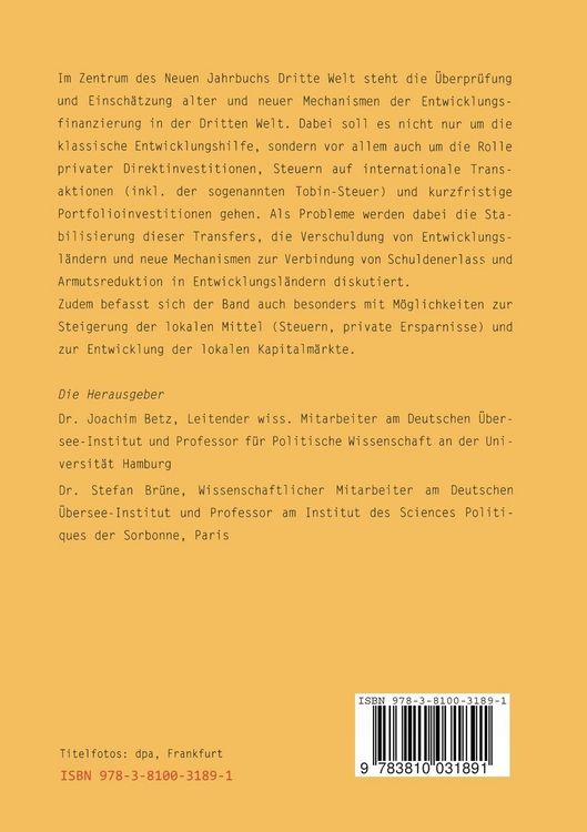 Produktbild: Neues Jahrbuch Dritte Welt