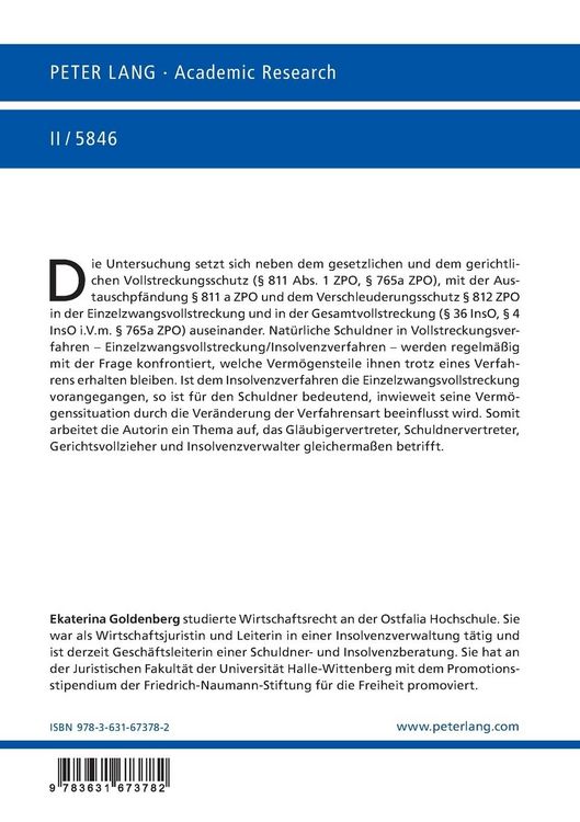 Produktbild: Das bewegliche Verm&ouml;gen des Schuldners in der Einzelzwangsvollstreckung und Gesamtvollstreckung
