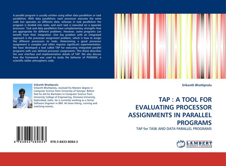 Produktbild: Tap : a Tool For Evaluating Processor Assignments in Parallel Programs