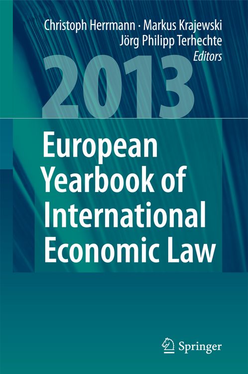 Produktbild: European Yearbook of International Economic Law 2013