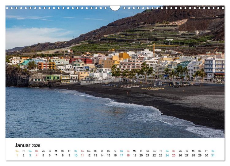 Produktbild: La Palma - La Isla Bonita, die Sch&ouml;nste der Kanaren (Wandkalender 2026 DIN A3 quer), CALVENDO Monatskalender