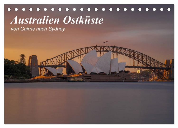 Produktbild: Australien Ostk&uuml;ste - von Cairns nach Sydney (Tischkalender 2026 DIN A5 quer), CALVENDO Monatskalender