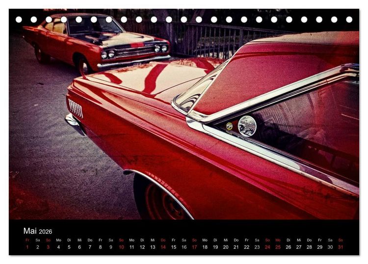 Produktbild: US-Muscle-Cars - Plymouth (Tischkalender 2026 DIN A5 quer), CALVENDO Monatskalender