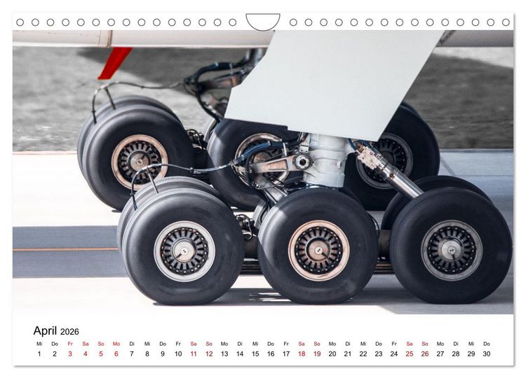 Produktbild: Fliegertr&auml;ume: 12 Monate, 12 Flugzeuge (Wandkalender 2026 DIN A4 quer), CALVENDO Monatskalender