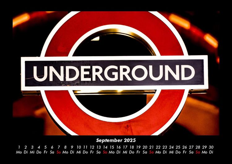 Produktbild: London 2025 Fotokalender DIN A3