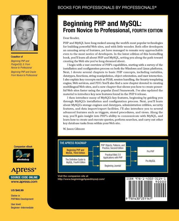 Produktbild: Beginning PHP and MySQL