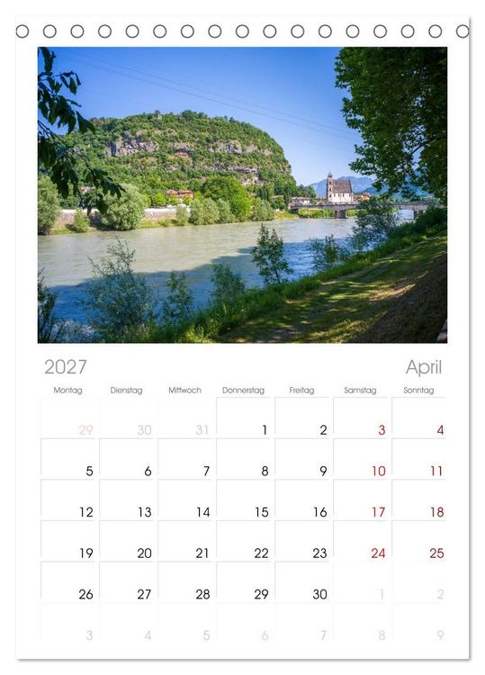 Produktbild: Tischplaner 2027 - Trient - Hauptstadt des Trentino (A5 Tischkalender zum Aufstellen) CALVENDO