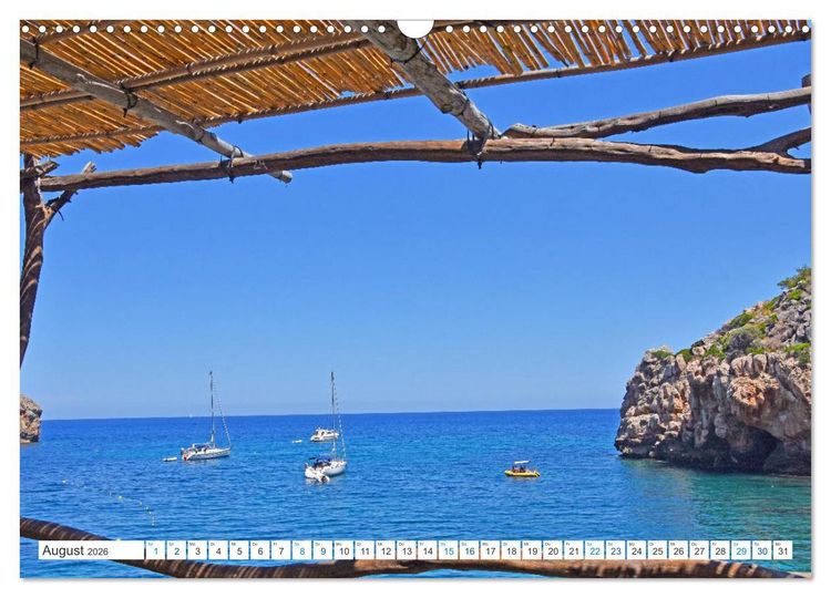 Produktbild: Mallorca - Azurblaues Mittelmeer zum Tr&auml;umen (Wandkalender 2026 DIN A3 quer), CALVENDO Monatskalender
