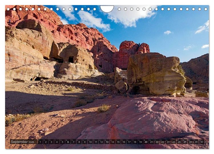 Produktbild: Jordanien &ndash; Felsenstadt Petra (Wandkalender 2026 DIN A4 quer), CALVENDO Monatskalender