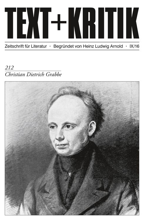 Produktbild: TEXT+KRITIK 212 - Christian Dietrich Grabbe
