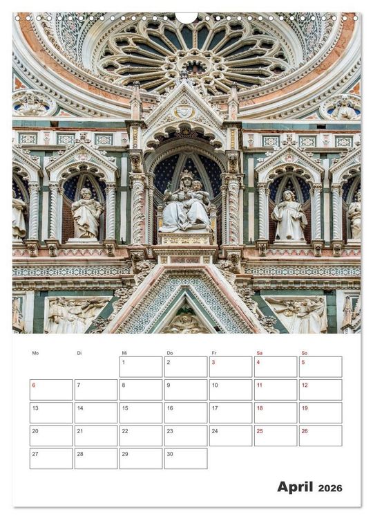 Produktbild: Florenz - Stadt mit besonderem Zauber (Wandkalender 2026 DIN A3 hoch), CALVENDO Monatskalender