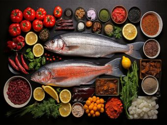 Produktbild: CALVENDO Puzzle Fischplatte zur gesunden Ern&auml;hrung | 2000 Teile Lege-Gr&ouml;&szlig;e 90x67cm Foto-Puzzle f&uuml;r gl&uuml;ckliche Stunden
