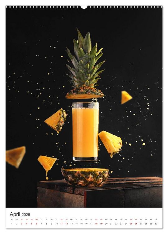 Produktbild: Kreative Drinks - erfrischend, schokoladig und fruchtig. (Wandkalender 2026 DIN A2 hoch), CALVENDO Monatskalender