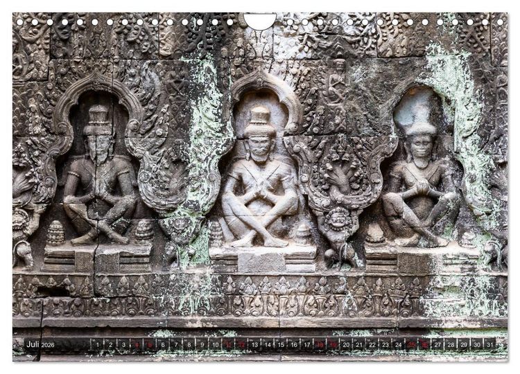 Produktbild: Angkor - Die Tempel der Khmer (Wandkalender 2026 DIN A4 quer), CALVENDO Monatskalender