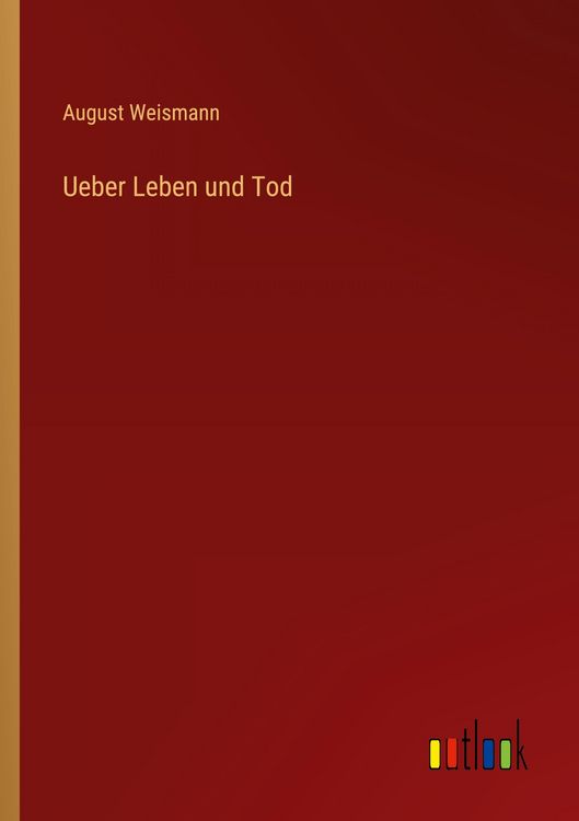 Produktbild: Ueber Leben und Tod