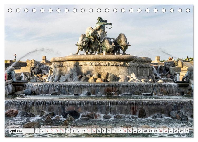 Produktbild: D&auml;nemark - Kopenhagen (Tischkalender 2026 DIN A5 quer), CALVENDO Monatskalender