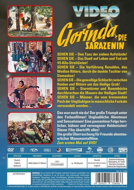 Produktbild: CLORINDA, DIE SARAZENIN - Die Liebesn&auml;chte der Kreuzritter