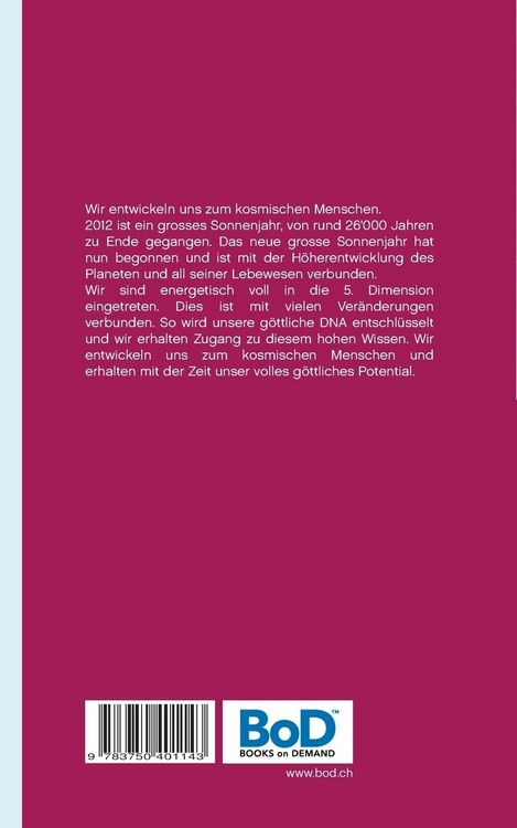 Produktbild: Die Entwicklung zum kosmischen Menschen