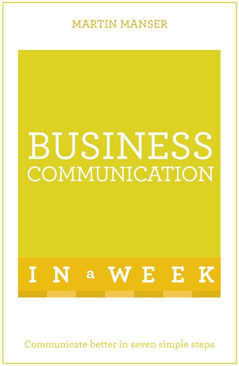 Produktbild: Business Communication in a Week: Teach Yourself