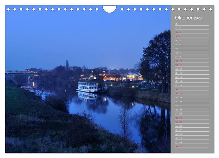 Produktbild: Ansichten meiner Stadt - Verden / Aller (Wandkalender 2026 DIN A4 quer), CALVENDO Monatskalender