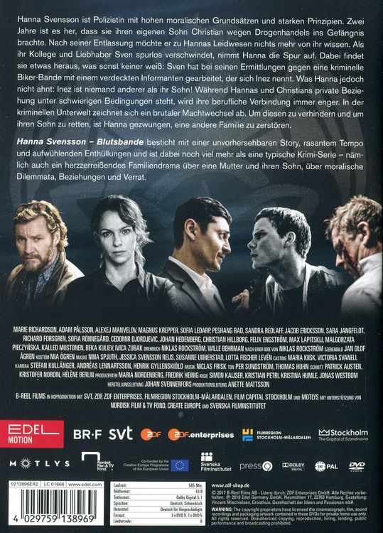 Produktbild: Hanna Svensson - Blutbande [4 DVDs]