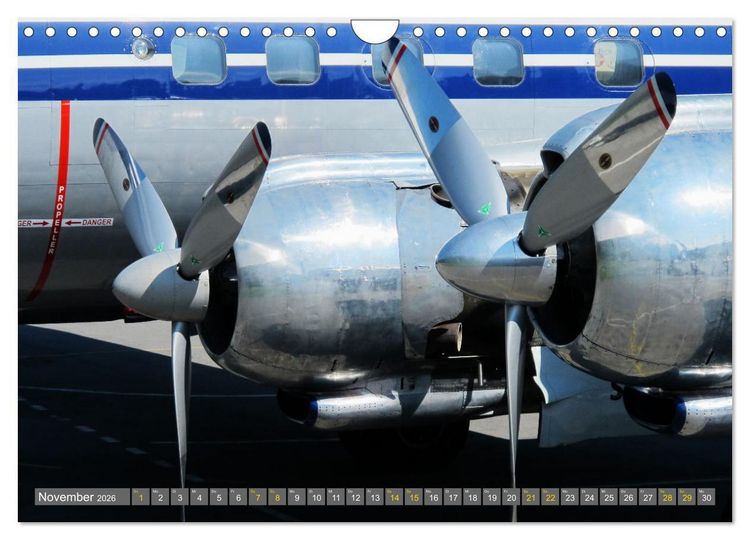 Produktbild: Lockheed Super Constellation HB-RSC (Wandkalender 2026 DIN A4 quer), CALVENDO Monatskalender