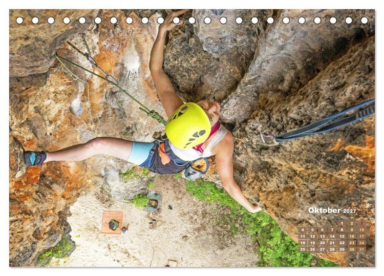 Produktbild: Bouldern: Klettern extrem (Tischkalender 2026 DIN A5 quer), CALVENDO Monatskalender